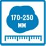 растекаемость - 170-250 мм
